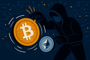 Infographic showing top 10 biggest crypto hacks in history